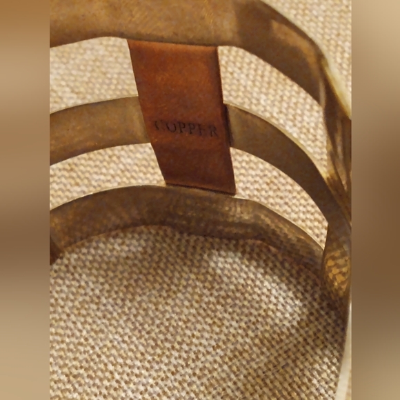 RLM Studios 925, Copper, Brass Signed Cuff Bracelet - Picture 7 of 7